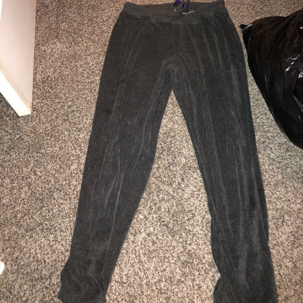 Gray Aeropostale Velour Sweatpants